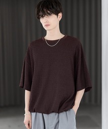 ETELIO（エテリオ）の「シャーリングドローコードTシャツ（Tシャツ/カットソー）」