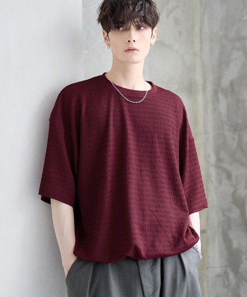 ブリーフィングゴルフ　MEN'S BIG LOGO CREWNECK KNIT BRIEFING GOLF／ブリーフィングゴルフ】MEN'S BACK LOGO CREWNECK KNIT
