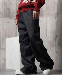 デニム バギー カーブパンツ / Denim Baggy Curve Pants