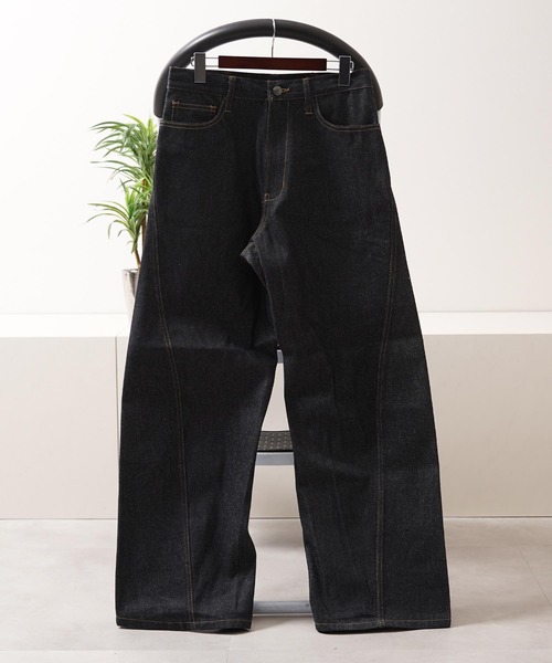 セール】デニム バギー カーブパンツ / Denim Baggy Curve Pants