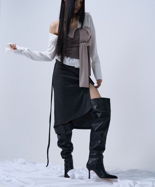 ZIZEMUSEUM(ジゼミュージアム)の「UNBALANCE TUBE TOP (COCOA)(Tシャツ/カットソー・レディース・その他・ONE SIZE)」の5枚目の写真