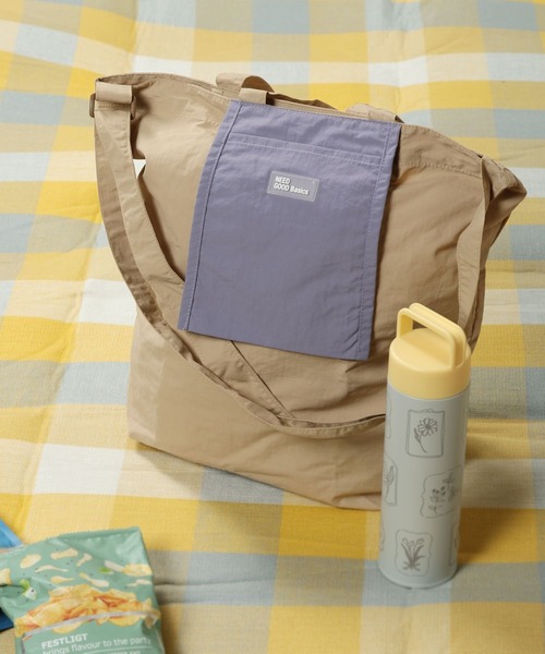 studio CLIP（スタディオクリップ）の「2WAYナイロントート6（トートバッグ・レディース・ベージュ/ライトブルー/グリーン/ピンク・FREE）」の2枚目の写真