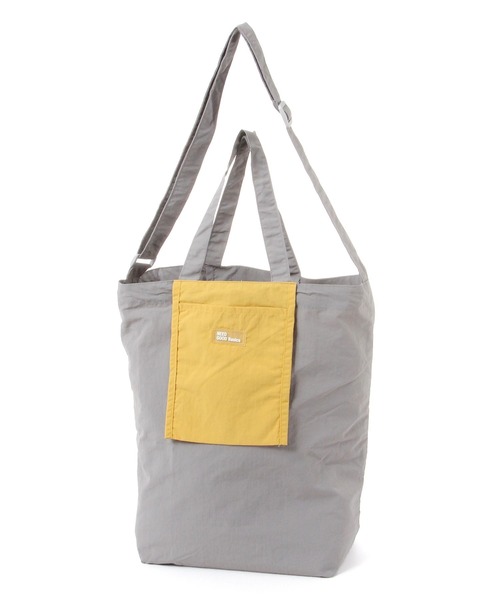 studio CLIP（スタディオクリップ）の「2WAYナイロントート6（トートバッグ・レディース・ベージュ/ライトブルー/グリーン/ピンク・FREE）」の10枚目の写真