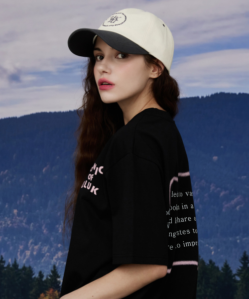 ULUK(ユルク)の「アイコニックミックスオーバー半袖Tシャツ_Black(Tシャツ/カットソー・レディース・ブラック・FREE)」の3枚目の写真