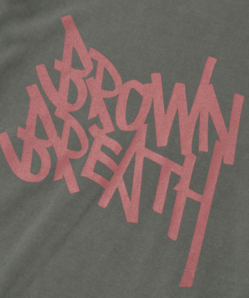 BROWNBREATH(ブラウンブレス)の「ピグメントタグTシャツ - チャコール(Tシャツ/カットソー・レディース・その他・S/M/L/XL/2XL)」の4枚目の写真