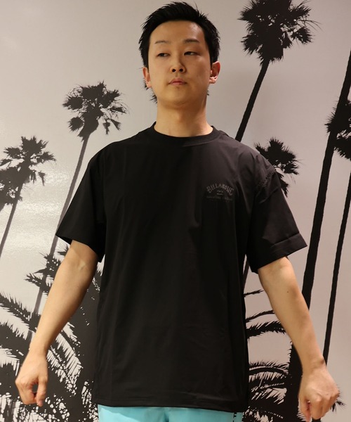 BILLABONG(ビラボン)の「BILLABONG/ビラボン 半袖 ラッシュ Tシャツ 水陸両用 速乾 バックプリント BG011876(Tシャツ/カットソー・メンズ・ブルーグレー/ブラック・L/M/XL)」の9枚目の写真