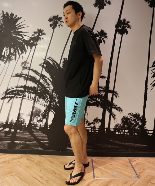 BILLABONG(ビラボン)の「BILLABONG/ビラボン 半袖 ラッシュ Tシャツ 水陸両用 速乾 バックプリント BG011876(Tシャツ/カットソー・メンズ・ブルーグレー/ブラック・L/M/XL)」の13枚目の写真