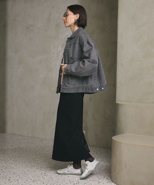 BEAUTY&YOUTH UNITED ARROWS（ビューティーアンドユースユナイテッドアローズ）の「【WEB限定】ルーズ デニムジャケット（その他アウター・レディース・グレー/ライトブルー・FREE）」の16枚目の写真