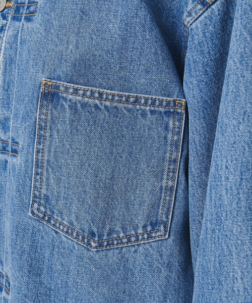 BEAUTY&YOUTH UNITED ARROWS（ビューティーアンドユースユナイテッドアローズ）の「【WEB限定】ルーズ デニムジャケット（その他アウター・レディース・グレー/ライトブルー・FREE）」の17枚目の写真