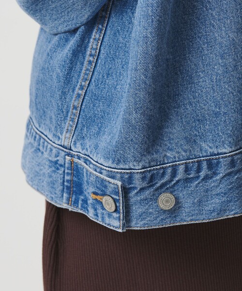 BEAUTY&YOUTH UNITED ARROWS（ビューティーアンドユースユナイテッドアローズ）の「【WEB限定】ルーズ デニムジャケット（その他アウター・レディース・グレー/ライトブルー・FREE）」の18枚目の写真