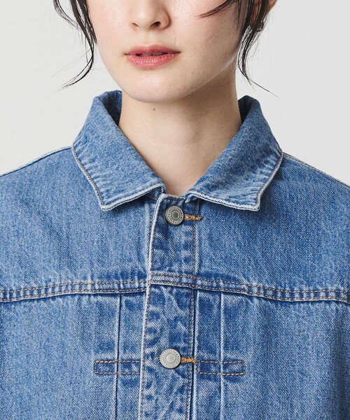 BEAUTY&YOUTH UNITED ARROWS（ビューティーアンドユースユナイテッドアローズ）の「【WEB限定】ルーズ デニムジャケット（その他アウター・レディース・グレー/ライトブルー・FREE）」の22枚目の写真