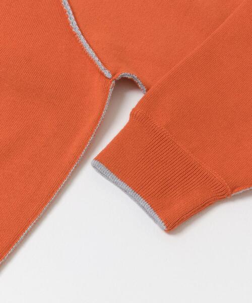 ITEMS URBANRESEARCH（アイテムズ アーバンリサーチ）の「ラグランスリーブリバーシブルニット（ニット/セーター・レディース・オレンジ系その他/ブルー系その他/ホワイト系その他・FREE）」の13枚目の写真