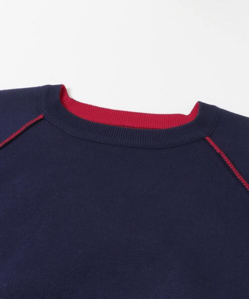 ITEMS URBANRESEARCH（アイテムズ アーバンリサーチ）の「ラグランスリーブリバーシブルニット（ニット/セーター・レディース・オレンジ系その他/ブルー系その他/ホワイト系その他・FREE）」の22枚目の写真