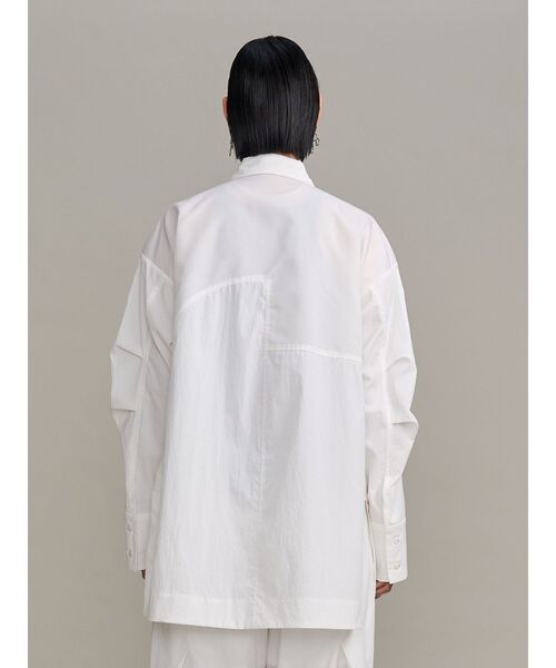 UN3D.(アンスリード)の「ART DOCKING SH / アートドッキングシャツ(シャツ/ブラウス・レディース・ホワイト/ブラック/カーキ・36/38)」の11枚目の写真