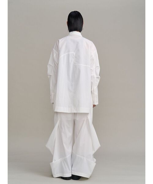 UN3D.(アンスリード)の「ART DOCKING SH / アートドッキングシャツ(シャツ/ブラウス・レディース・ホワイト/ブラック/カーキ・36/38)」の15枚目の写真