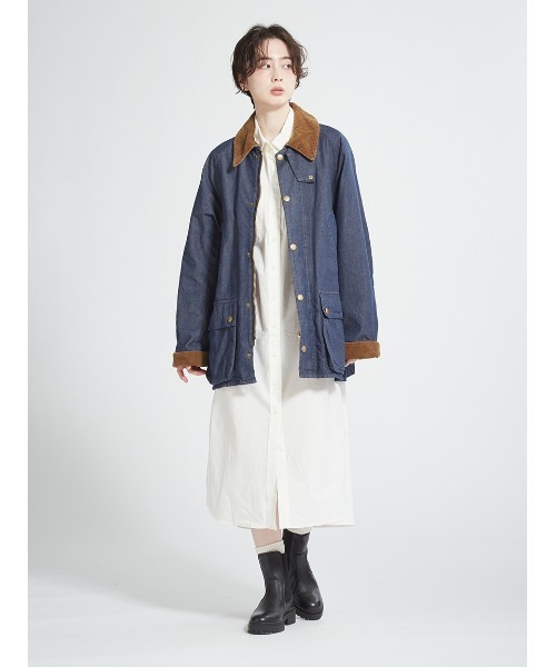 Barbour（バブアー）の「【BEDALE / ビデイル】デニム カジュアルジャケット（デニムジャケット・メンズ・ブルー・34/36/38/40/42）」の9枚目の写真