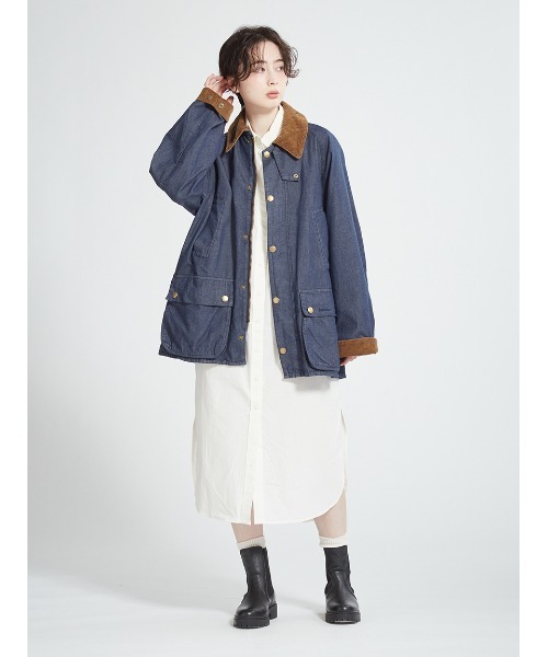 Barbour（バブアー）の「【BEDALE / ビデイル】デニム カジュアルジャケット（デニムジャケット・メンズ・ブルー・34/36/38/40/42）」の10枚目の写真