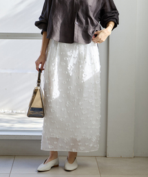 IENA | フラワージャガードタックスカート(スカート)