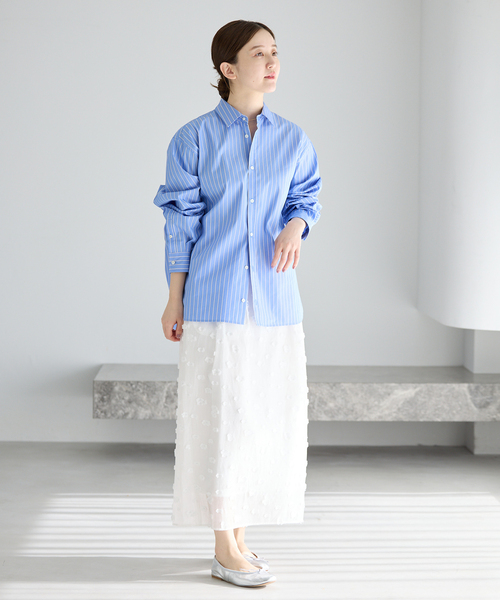 フラワージャガードタックスカート（スカート）｜IENA（イエナ）の