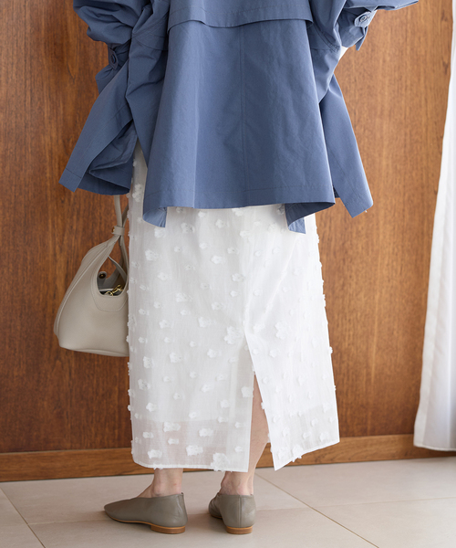 フラワージャガードタックスカート（スカート）｜IENA（イエナ）の