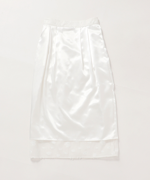 フラワージャガードタックスカート（スカート）｜IENA（イエナ）の