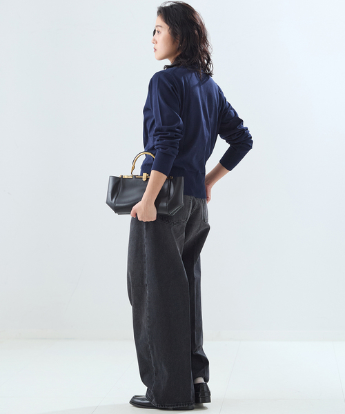 journal standard L'essage（ジャーナルスタンダードレサージュ）の「コットン カーディガン（カーディガン/ボレロ・レディース・ベージュ/グリーン/ネイビー・FREE）」の15枚目の写真