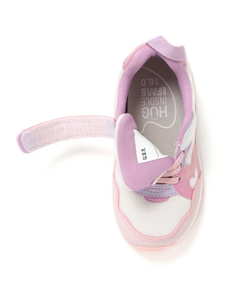 IFME(イフミー)の「KIDS|IFME きらめき ハート ソリッドラバースニーカー(スニーカー・キッズ・サックスブルー/ピンク・15.0cm/15.5cm/16.0cm/16.5cm/17.0cm/17.5cm/18.0cm/18.5cm/19.0cm/19.5cm/20.0cm/20.5cm/21.0cm)」の9枚目の写真