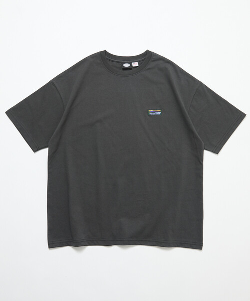 FREAK'S STORE(フリークスストア)の「限定展開 STORATECH/ストラテック ビッグシルエット ワンポイントロゴ Tシャツ/抗菌/防臭/制菌/UVカット/接触冷感/吸水速乾(Tシャツ/カットソー・メンズ・グレイッシュベージュ/ホワイト/ブラック/スミクロ/ブラック系その他・SMALL/X-LARGE/LARGE/MEDIUM)」の12枚目の写真