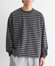 coca（coca）（コカ）の「ボーダーオーバーサイズロンT（Tシャツ/カットソー）」