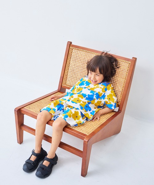 MARKEY'S(マーキーズ)の「総柄オープンカラーシャツ/セットアップ可(シャツ/ブラウス・キッズ・ブルー/グリーン/ブラック/アイボリー・110/100/90/150/140/130/120)」の10枚目の写真