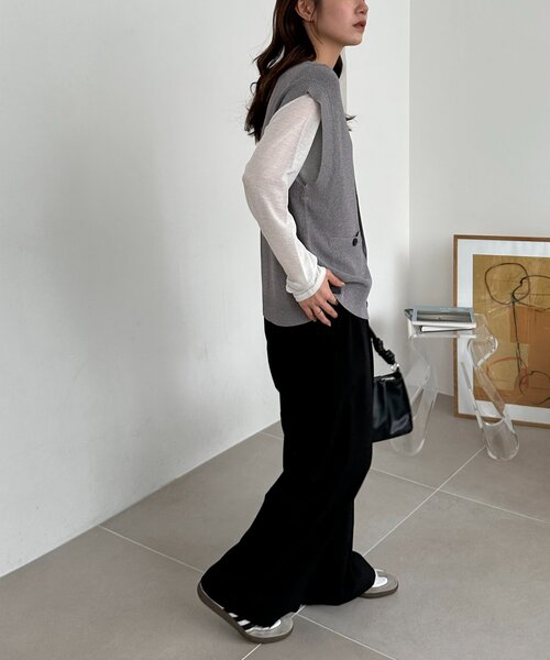 ユニセックス】アンチピリング前開きベスト（ベスト）｜DISCOAT