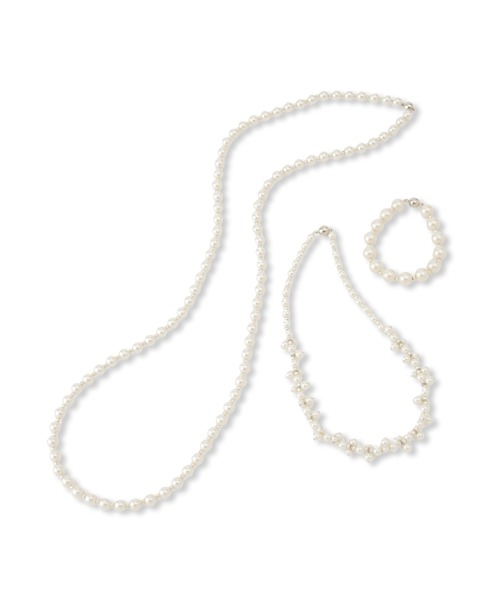 LAUTREAMONT（ロートレアモン）の「3WAYパール調ネックレス（ネックレス・レディース・オフホワイト・FREE）」の2枚目の写真