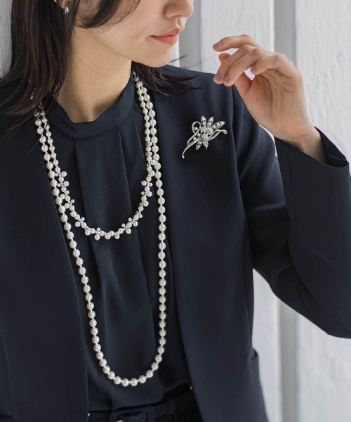 LAUTREAMONT（ロートレアモン）の「3WAYパール調ネックレス（ネックレス・レディース・オフホワイト・FREE）」の7枚目の写真