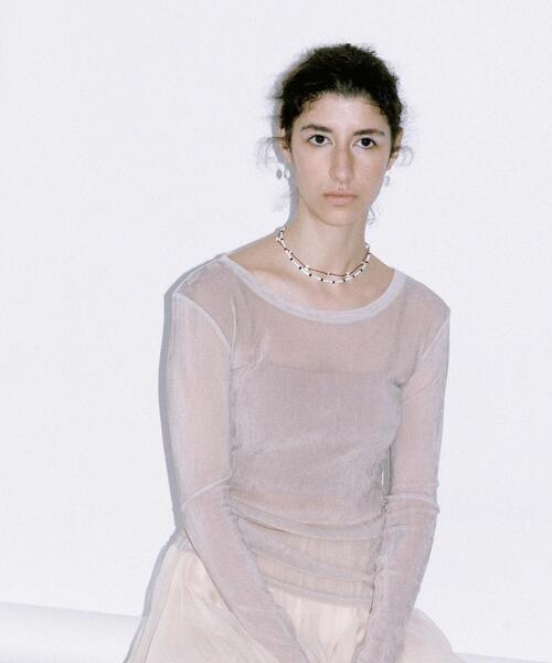 SMELLY(スメリー)の「SMELLY so’ shell onyx necklace(ネックレス・レディース・ホワイト系その他・-)」の4枚目の写真