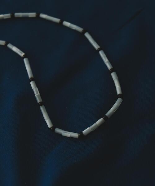 SMELLY(スメリー)の「SMELLY so’ shell onyx necklace(ネックレス・レディース・ホワイト系その他・-)」の5枚目の写真