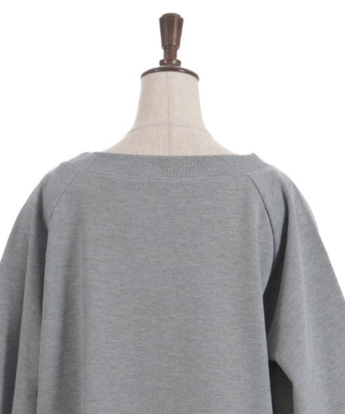 axes femme(アクシーズファム)の「レースアップ刺繍トレーナー(Tシャツ/カットソー・レディース・サックスブルー/杢グレー/キナリ/イエロー・FREE)」の19枚目の写真