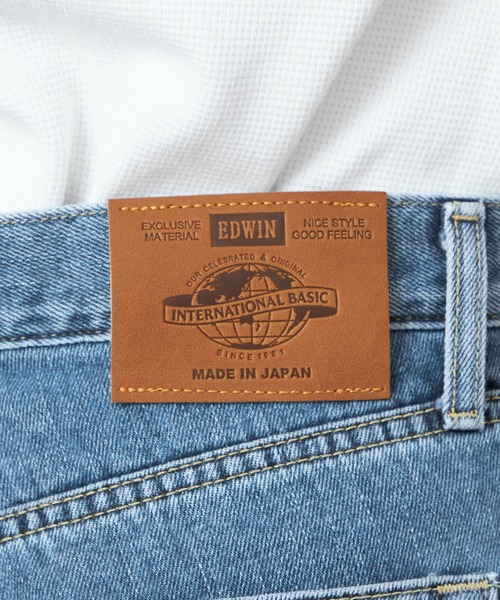 EDWIN(エドウィン)の「EDWIN エドウィン インターナショナルベーシック 407 ふつうのスリム デニムパンツ ジーンズ(デニムパンツ・メンズ・ブルー/インディゴブルー/ライトインディゴブルー・35/36/34/32/30/31/33/28/29)」の22枚目の写真
