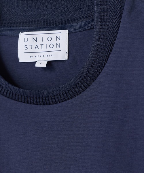 UNION STATION(ユニオンステーション)の「クルーネックテイラーTシャツ〈ストレッチ・マシンウォッシャブル・防臭・接触冷感〉(Tシャツ/カットソー・メンズ・ブラック/グレイッシュベージュ/ホワイト/ネイビー・LL/L/M/S)」の21枚目の写真