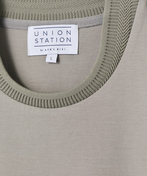 UNION STATION(ユニオンステーション)の「クルーネックテイラーTシャツ〈ストレッチ・マシンウォッシャブル・防臭・接触冷感〉(Tシャツ/カットソー・メンズ・ブラック/グレイッシュベージュ/ホワイト/ネイビー・LL/L/M/S)」の20枚目の写真