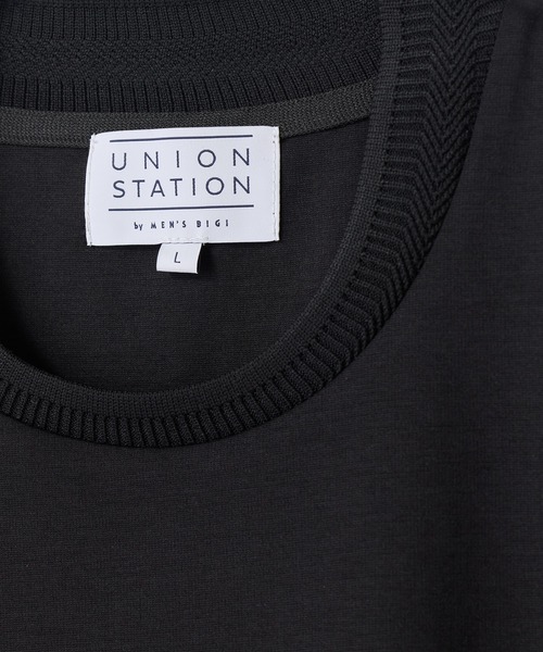 UNION STATION(ユニオンステーション)の「クルーネックテイラーTシャツ〈ストレッチ・マシンウォッシャブル・防臭・接触冷感〉(Tシャツ/カットソー・メンズ・ブラック/グレイッシュベージュ/ホワイト/ネイビー・LL/L/M/S)」の22枚目の写真