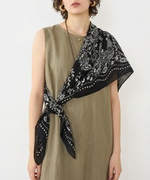 manipuri | 【manipuri】＜リネンストール120＞カレイドバンダナ(ストール/ショール)