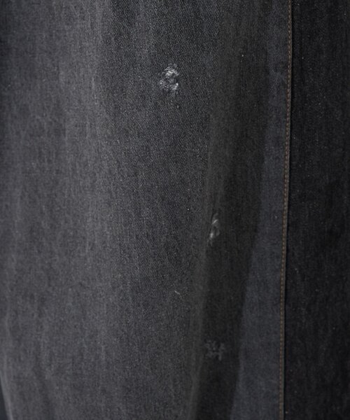 CIAOPANIC（チャオパニック）の「【cian denim/シアンデニム】切替スーパーワイドバルーンデニムパンツ（デニムパンツ・レディース・ブルー/グレー/ブラック・MEDIUM/SMALL）」の17枚目の写真