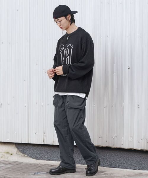 MODERMENT（モダーメント）の「[ナイロン] ベルト付きテックカーゴストリングパンツ [チャコール]（スウェットパンツ・レディース・その他・MEDIUM/LARGE/X-LARGE）」の9枚目の写真