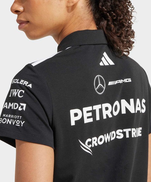 ◈ adidas × Mercedes-AMG / ポロシャツ Black L adidas MERCEDES - AMG PETRONAS FORMULA ONE TEAM POLO - Black