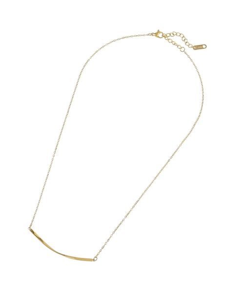 YECCA VECCA（イェッカヴェッカ）の「ステンレスニュアンスバーネックレス（ネックレス・レディース・ゴールド/シルバー・FREE）」の4枚目の写真