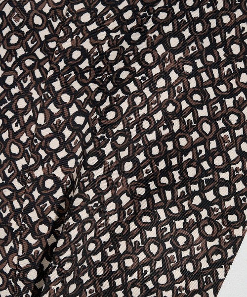 STUDIOUS（ステュディオス）の「【SOSHIOTSUKI/ソウシオオツキ】VINTAGE PATTERN ASCOT TIE（ネクタイ・メンズ・ブラウン/パープル・FREE）」の3枚目の写真