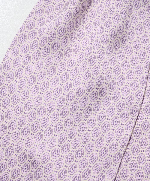 STUDIOUS（ステュディオス）の「【SOSHIOTSUKI/ソウシオオツキ】VINTAGE PATTERN ASCOT TIE（ネクタイ・メンズ・ブラウン/パープル・FREE）」の6枚目の写真