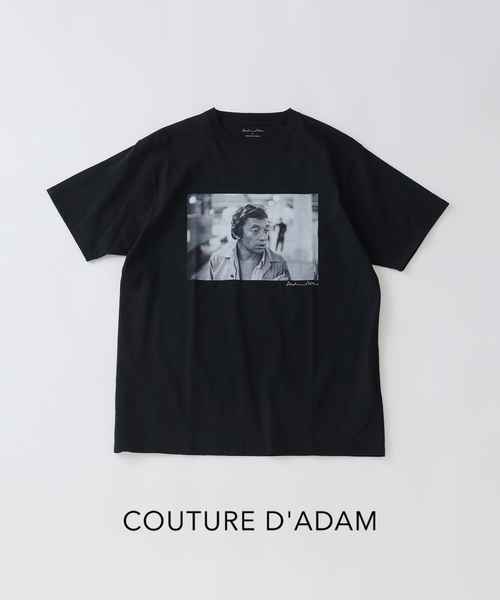 Couture d'adam(クチュールドアダム)の「COUTURE D’ADAM (クチュール ド アダム) Serge Tシャツ(Tシャツ/カットソー・メンズ・ブラック/ホワイト・40/42)」の1枚目の写真