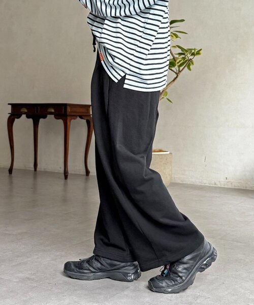 CPCM（シーピーシーエム）の「2タックバレルパンツ（その他パンツ・レディース・ブラック/チャコールグレー/グレー・FREE）」の4枚目の写真