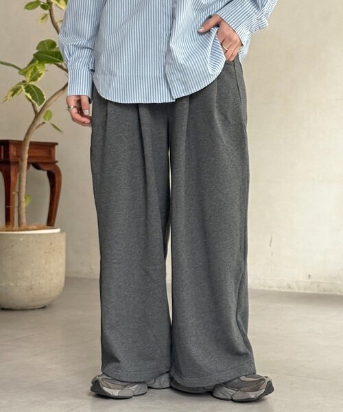 CPCM（シーピーシーエム）の「2タックバレルパンツ（その他パンツ・レディース・ブラック/チャコールグレー/グレー・FREE）」の13枚目の写真